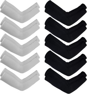 Wholesale Custom Logo Outdoor Sports Arm Brace Cycling Basketball UV <b>Protector</b> Running Elastic Compression Arm Sleeves - Product Image 1