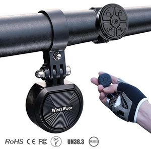 Campanello Antifurto per Bicicletta con Telecomando, Allarme Elettrico IP66 Impermeabile 120dB, Campanello da Manubrio per Ciclismo - Product Image 1