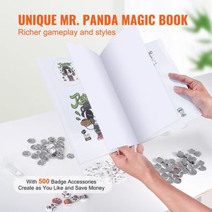 Panda libro magico ergonomico arco maniglia punzonatrice Kit 0.98 pollici/25mm macchina macchina fai da te artigianato per bambini natale - Product Image 6