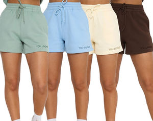 Shorts Deportivos para Mujer, Personalizados con Logotipo, 100% Algodón, Secado Rápido, Precio al por Mayor, Diseño Personalizado, Ropa de Gimnasio, Shorts de Entrenamiento Atlético - Product Image 1