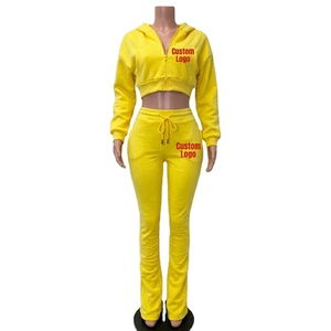 High OEM Women's Two Piece Hoodie <b>Set</b> Tracksuits <b>Set</b> Sweatpants and Hoodies <b>Set</b> 2 Piece Sweatsuits <b>Set</b> for Women 2026 - Product Image 2