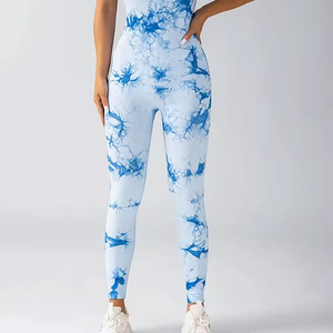 Leggings pour femmes sur mesure, best-sellers, vêtements de fitness respirants, séchage rapide, flexibles, en spandex/polyester, longueur genou, personnalisés - Product Image 3