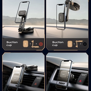 LISEN marca OEM 360 ranura de <span class=keywords><strong>CD</strong></span> giratoria cuna de teléfono ángulo Flexible soporte magnético para coche para iPhone 16/15/14/13 Pro Max Plus - Product Image 3