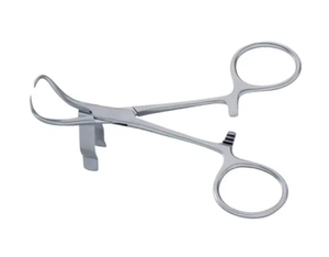 ที่หนีบผ้าขนหนูสแตนเลสแบบใช้มือ คีมเย็บผ้า  เครื่องมือทันตกรรม สำหรับใช้งานทางทันตกรรมระดับมืออาชีพ - Product Image 5