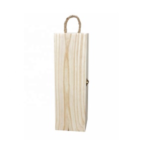 Caja de vino de madera laminada brillante con relieve personalizado, diseñada para embalaje de regalo de botella personalizado - Product Image 3