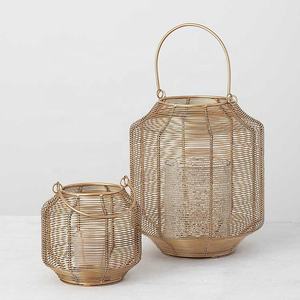 โคมไฟเหล็กแขวนที่ไม่เหมือนใครทำด้วยมือสีทองปรับแต่งได้สำหรับห้องนั่งเล่นสไตล์การจัดสวน - Product Image 3