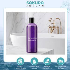 Gel douche à l'eau minérale de la mer Morte 100% naturel |   Produit de soin pour le corps et le bain au parfum frais et pur pour les acheteurs en gros de Jordanie - Product Image 2