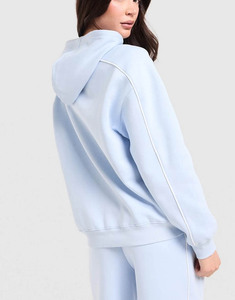 Nuevo Diseño, Sudadera con Capucha y Pantalones Deportivos Anchos con Ribete, Conjunto Deportivo de 2 Piezas para Mujer, Ropa Deportiva Transpirable - Product Image 2