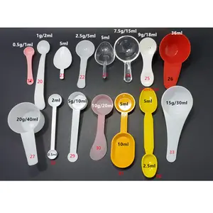 20 Gram Measuring Scoop 40ml Transparent Plastic Spoon 20g Measure
