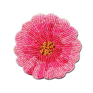 Posavasos decorativo hecho a mano con cuentas para el hogar y la cocina, elegante accesorio decorativo para la mesa, perfecto para té, café y bebidas. - Product Image 5