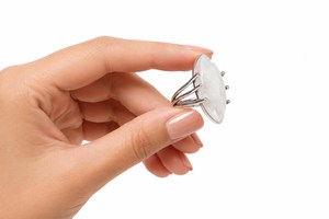 Natural Moonstone Marquise <b>Ring</b> Silver Plated Handmade Gemstone Statement <b>Ring</b> Boho Jewelry Wholesale for Women - Product Image 1