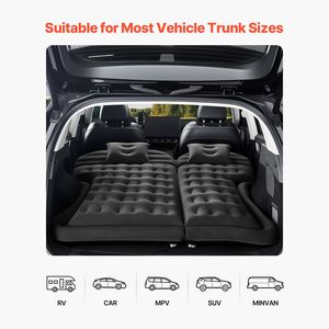 Colchón Inflable Resistente y Portátil para Auto y Camping, con Superficie Aterciopelada y Gruesa, con Bomba de Aire, para Viajes Cómodos en Coche - Product Image 4