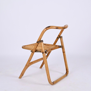 Chaise pliante en bambou naturel faite à la main, chaise de salle à manger en bambou pour extérieur, intérieur, fête, événement, en provenance du Vietnam - Product Image 3