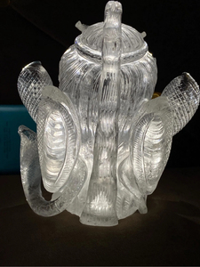 Hand Carved Natural Clear Quartz Shiva Head <b>Statue</b> | Large Crystal Hindu God Sculpture | Spiritual Decor Wholesale Supplier - Product Image 2