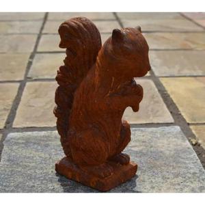 งานฝีมือประติมากรรมกระรอกสไตล์ชนบท ของตกแต่งรูปกระรอก ราคาขายส่งจากโรงงาน - Product Image 3