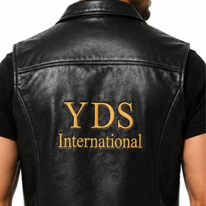 Custom Men's Genuine Leather Casual Biker <b>Vest</b> Breathable Comfort Fit Custom Made Durable Design Premium Quality - Product Image 6