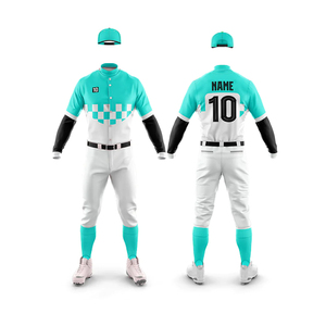New Arrival Men's Baseball Jersey Uniform <b>Sets</b> Comfortable Trending Sportswear With <b>Cheap</b> Prices Most Selling Uniforms - Product Image 1