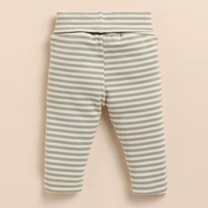 Premium Quality Organic Bamboo Elastane Drawstring Leggings Dewkist Stripe - Product Image 2