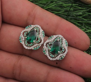 Pendientes de Plata de Ley 925 con Lazo, Bañados en Plata, con Cuentas de Lazo Delicadas, Brillantes, con Circonitas Cúbicas, Lujosos, Románticos, Estilo Coquette, para Boda - Product Image 3