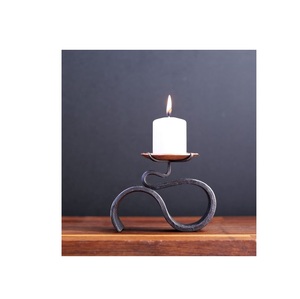 Traditional Iron <b>Candle</b> <b>Lantern</b> <b>Holder</b> with Metal Stand for Table Centerpiece Garden Lighting Festival Gatherings Dinner Parties - Product Image 6