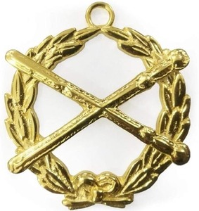 Joya Masónica de la Gran Logia – Joya de Collar de Cadena para Gran Maestro Masón - Joya Dorada Ligera - Product Image 4