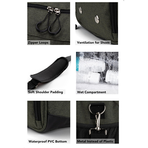 Sacs de sport durables, grande capacité, sac de sport pour l'exercice, sac de sport avec poche étanche, équipement de fitness professionnel - Product Image 3