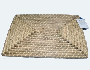 Large Bamboo Eco-Friendly Heat-Insulating Placemats Natural Woven <b>Table</b> <b>Protectors</b> Farmhouse Style Decor High Demand - Product Image 1