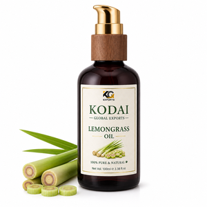 Aceite Esencial de Limoncillo de Tamil Nadu 100% Puro y Natural de Primera Calidad, Destilado al Vapor, para Aromaterapia y Cuidado Facial, Kodai Global Export - Product Image 1
