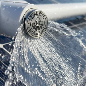 Boquilla de Aspersión Solar HYDROPLUS INTERNATIONAL, Grado SS304, Cabezal de Difusión Automática con Recubrimiento Plateado, Módulo de Limpieza - Product Image 1