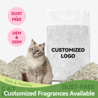 Litière pour chat en vrac, de qualité supérieure, personnalisable avec logo, ultra absorbante, à agglomération rapide, OEM, 10l