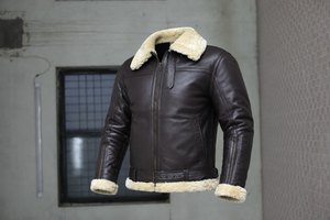 High Quality Genuine Leather <b>Jacket</b> for Men Stand Collar Front Waterproof Eco-Friendly Winter Streetwear Breathable Quick Dry - Product Image 5