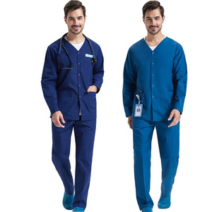 Uniformes Médicos de Enfermería en Oferta, Conjunto de Uniformes de Hospital, Blusa de Manga Corta y Pantalón Recto para Enfermeras, Disponibles en Stock - Product Image 6