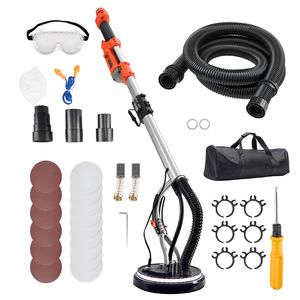 Levigatrice Elettrica per Cartongesso 1010W con 7 Velocità Variabili per Rimozione Soffitti in Cartongesso 1000-2200 RPM Doppio Disco LE - Product Image 1