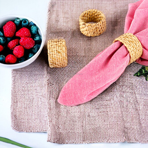 Hot Selling Handmade Bamboo Cane Wedding Rattan <b>Napkin</b> Ring for Table Decoration Best Quality Handwoven <b>Easter</b> <b>Napkin</b> Ring Cheap - Product Image 4