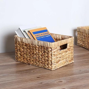 Cestas de Almacenamiento Hechas a Mano con Materiales Naturales de Jacinto de Agua de Alta Calidad, que Ofrecen Durabilidad y Ecológicidad para la Decoración del Hogar - Product Image 6