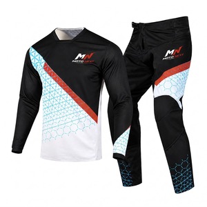 Ensemble maillot et pantalon de motocross personnalisé, design sublimé, séchage rapide, 100% polyester, éco-responsable, en vente en ligne - Product Image 5