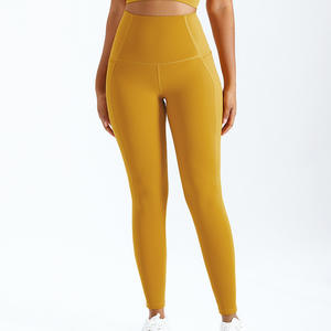 Leggings de yoga croisés taille mi-haute évasés effet ventre plat imprimé léopard en satin séchage rapide respirants avec coutures - Product Image 1