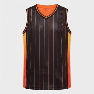 Camiseta de Baloncesto Orha Unisex Rosa con Cuello en V, Sin Mangas, de Malla, Absorbente de Humedad, Ajuste Atlético, para Todas las Temporadas, con Estampado Sublimado, para Adultos - Product Image 5