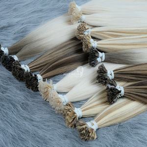 ขายส่งจากโรงงาน ต่อผมแท้ 100% คุณภาพสูง จัดเรียงเกล็ดผมอย่างดี ปลายแบน ต่อผมแบบ Genius Weft 2026 - Product Image 3