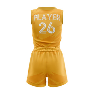 Conjunto de Camiseta y Pantalones Cortos de Baloncesto con Cuello en V para Niñas, Impresión Sublimada Personalizada, Absorbe la Humedad, 100% Poliéster, Equipación para Adultos - Product Image 6