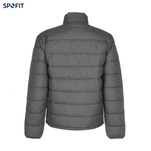 Customized High Quality Men's Winter Embroidered Casual Canvas <b>Jacket</b> <b>Light</b> <b>Weight</b> Thick Stand Collar Warm Waterproof Windproof - Product Image 4