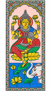 Peinture traditionnelle Kalamkari sur tissu, forme rectangulaire, artisanale, art mural indien pour salon, décoration intérieure, par SSD Market - Product Image 2
