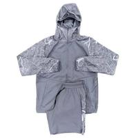 Giacca a Vento Unisex Taglie Forti da Uomo, Leggera, Impermeabile, Ecologica in Poliestere/Nylon, con Stampa Serigrafica e Ricamo