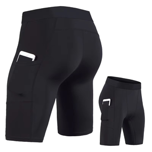 Newest Plain Blank Yoga <b>Man</b> <b>Shorts</b> High Stretch Breathable Training <b>Men's</b> Sports <b>Shorts</b> Quick Dry <b>Compression</b> <b>Shorts</b> - Product Image 1