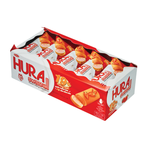 Rouleau suisse Hura saveur fraise 180g, gâteau à la crème de fraise moelleuse, prix compétitif, exportation en gros - Product Image 1
