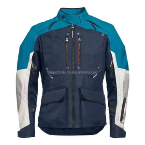 Ventilated Reinforced Motorcycle <b>Racing</b> <b>Jacket</b> Full Sleeve Protective Riding <b>Jacket</b> Breathable Motorcycle Gear OEM Custom - Product Image 1