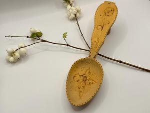 Cuchara de Té de Madera con Logotipo Personalizado, para Fiestas, de Madera Natural de Grado Alimenticio, Cuchara para Café y Azúcar, Duradera, Ecológica, Utensilio de Cocina - Product Image 3