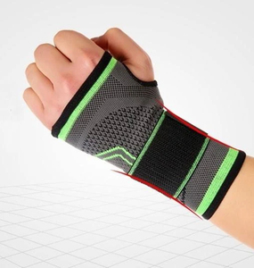 สายรัดข้อมือออกกำลังกายแบบปรับได้สำหรับผู้ชายและผู้หญิง พร้อมสายรัดข้อมือยืดหยุ่นทนทานสำหรับฟิตเนสและยกน้ำหนัก รับบริการ OEM - Product Image 1