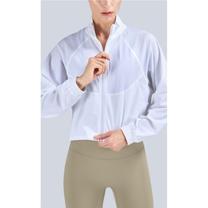 Chaqueta de Yoga para Mujer de Primera Calidad, Ropa Deportiva Transpirable de Corte Ajustado, Sudadera con Capucha Ligera para Gimnasio y Deportes - Product Image 5