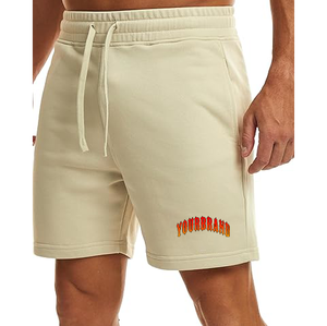 Pantalones Cortos Deportivos Personalizados con Logotipo para Hombre, Pantalones Cortos de Gimnasio Transpirables, Pantalones Cortos de Algodón - Product Image 4